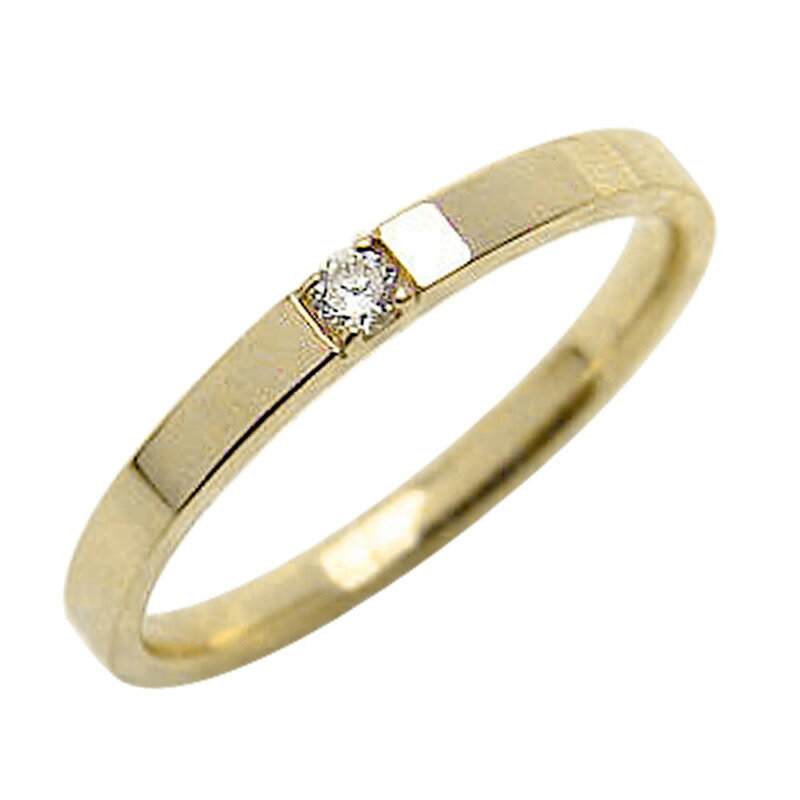 ダイヤモンドリング ホワイトゴールドK10 K10WG 記念日 結婚 指輪 dia ring ギフト シンプル 文字入れ可能 工房 直送…