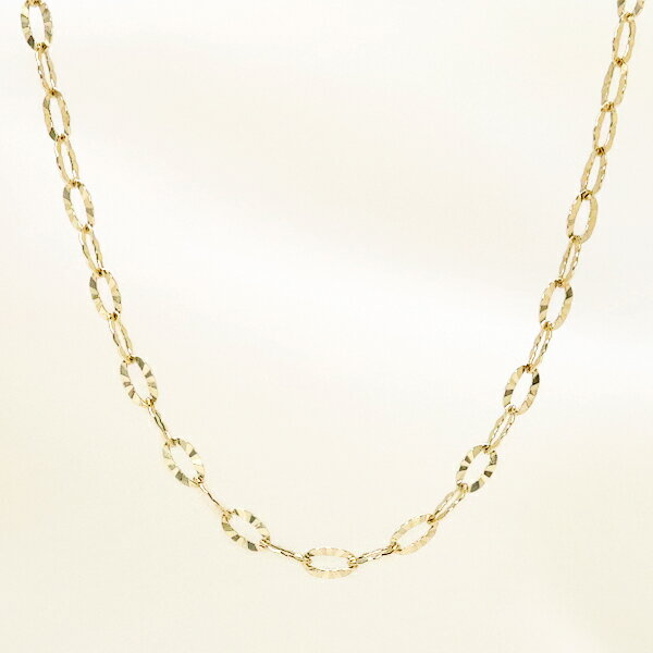 チェーン ネックレス ルナ チェーン 10金 ゴールド K10 レディース シンプル 定番 イエローゴールド ピンクゴールド ホワイトゴールド アジャスター チェーンのみ 誕生日 プレゼント 工房 直送 おすすめ プレゼント 受注製作