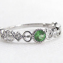 エメラルドリング 5月誕生石 プラチナ900 ダイヤモンド ピンキーリング 指輪 カラーストーン Pt900 ファランジリング ミディリング bs05 おすすめ プレゼント