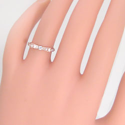 指輪 レディース リボンリング リボンモチーフ ダイヤモンドリング K10 10金 ピンキーリング アクセサリー おすすめ プレゼント