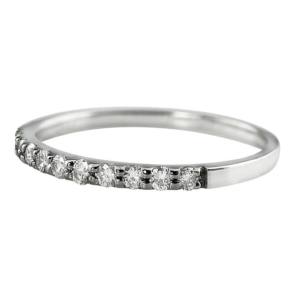 ダイヤモンドリング プラチナ 指輪 レディース Pt900 ダイヤモンド エタニティリング エタニティ ダイヤ 0.2ct 天然ダイヤ 婚約指輪 ブライダル おすすめ ギフト プレゼント 受注製作 結婚記念日 jwl-i-10131672 ジュエリーアイ サンプル画像3