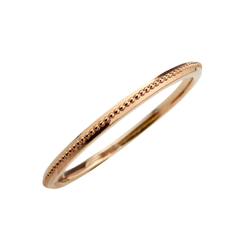 ストレート 繊細リング 10金 指輪 K10 ピンキーリング ファランジリング ミディリング ring ミル打ち ネットショップ 通販 ギフト OSSS おすすめ ギフト プレゼント 受注製作