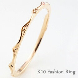 ティアラリング 指輪 ピンキーリング 重ね着け 10金 ファランジリング ミディリング K10 ring ネットショップ 通販 ギフト OSSS おすすめ ギフ...
