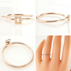 一粒ダイヤモンドリング 指輪 18金 重ね着け ピンキーリング ファランジリング ミディリング K18 ring ネットショップ 通販 ギフト OSSS おすすめ ギフト プレゼント 受注製作 2