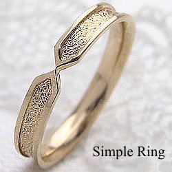 ファッション リング イエローゴールドK18 シンプル ピンキーリング K18YG 指輪 ring 記念日 プレゼント アクセサリー お洒落 贈り物 バースデー レディース おすすめ プレゼント