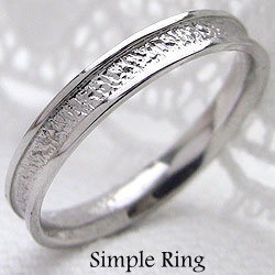ホワイトゴールドK18シンプルリング K18WG 指輪 レディースring ジュエリーアイ おすすめ ギフト プレゼント 受注製作 クリスマス