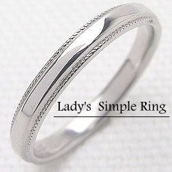 K18WG ミル打ちリング アンティークデザイン ホワイトゴールドK18 レディースring おすすめ ギフト プレゼント 受注製作 クリスマス