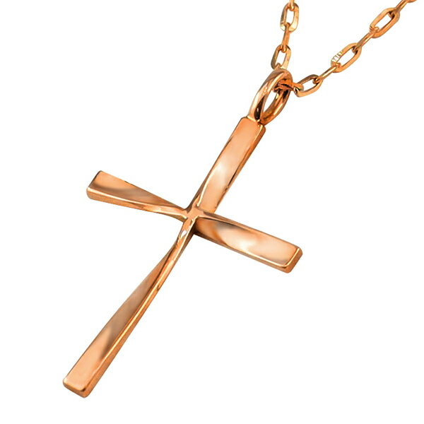 激安特価 メンズネックレス クロス 18金 K18 ゴールド 十字架 ひねり ペンダント シンプル チェーン アズキチェーン 50cm 1mm幅 地金 シンプル 男性用クリスマス プレゼント ギフト Lp3mp Trunojoyo Ac Id