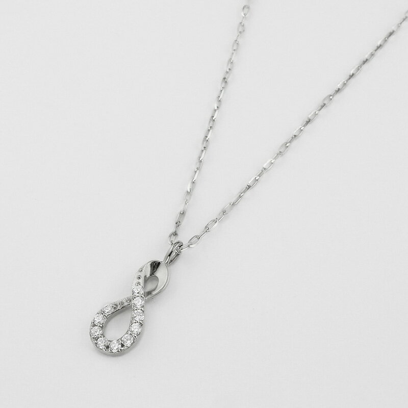 メンズネックレス ダイヤモンド Infinity 無限 プラチナ インフィニティ ペンダント Pt900 Pt850 アズキチェーン 50cm シンプル メンズ 男性 大人 上品 オリジナル アクセサリー ジュエリー 受注製作 日本製 安心 おすすめ ギフト プレゼント 結婚記念日 誕生日 記念日