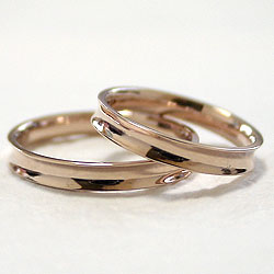 ペアリング ピンクゴールドK10 結婚 記念日 マリッジリング K10PG pair ring 刻印 文字入れ 可能 2本セット ブライダル アクセサリー おすすめ プレゼント