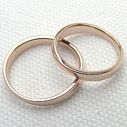 結婚指輪 ゴールド ペアリング クロス 交差デザイン ピンクゴールドK18 マリッジリング 18金 2本セット 文字入れ 刻印 可能 婚約 結婚式 ブライダル ウエディング おすすめ プレゼント