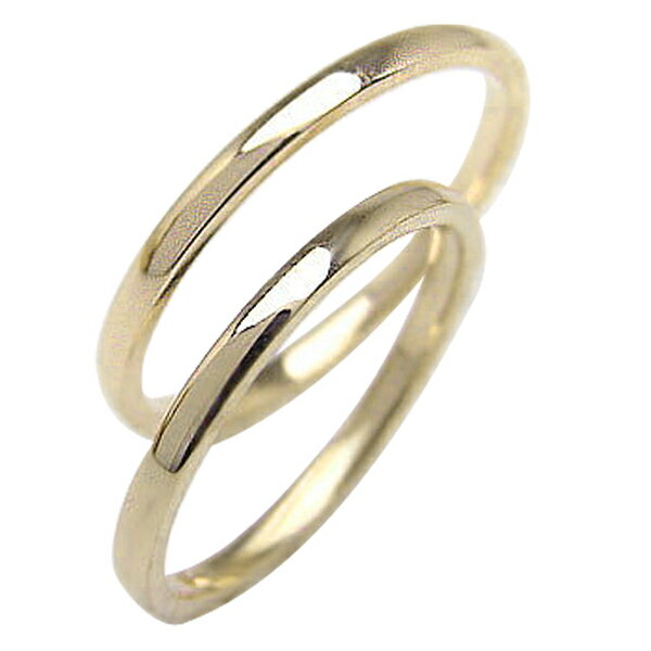 結婚指輪 結婚指輪 ゴールド ペアリング シンプ...の商品画像