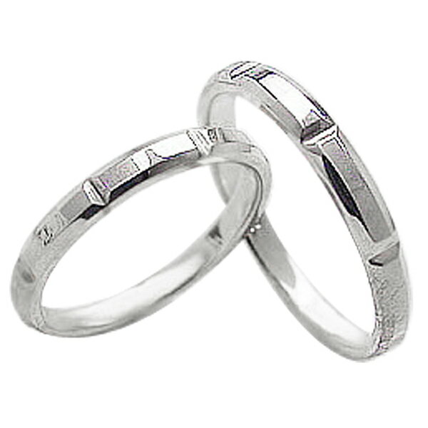 結婚指輪 プラチナ ペアリング オリジナルデザイン Pt900 マリッジリング 2本セット ペア 文字入れ 刻印 可能 婚約 結婚式 ブライダル ウエディング ...