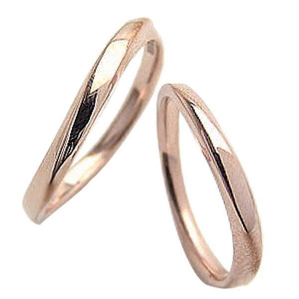 ペアリング K10PG 結婚指輪 アクセサリーショップ ピンクゴールドK10 誕生日プレゼント 受注製作 ジュエリーアイ おすすめ ギフト プレゼント 受注製作...