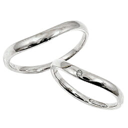 ペアリング プラチナ900 1粒ダイヤモンド マリッジリング 結婚指輪 刻印 文字入れ 可能 2本セット ブライダルPt900 おすすめ プレゼント