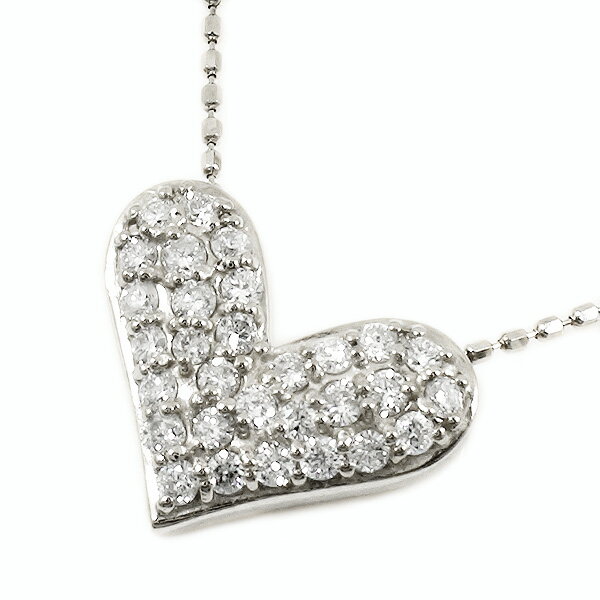 Amethyst - ネックレス レディース プラチナ ハート パヴェ ダイヤネックレス Pt900 Pt850 ペンダント ダイヤモンド 0.30ct 記念日 贈り物 おすすめ ギフト プレゼント 受注製作