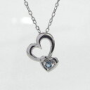 ブルートパーズネックレス オープンハート ペンダント ネックレス K18 トパーズ 11月誕生石 カラーストーン 結婚式 誕生日ネックレス レディース チェーン シンプル おすすめ プレゼント