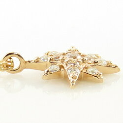ネックレス レディース 太陽 モチーフ 10金 ダイヤモンド サン チャーム アズキチェーン K10 sun ペンダント オリジナル 大人 ジュエリー アクセサリー 女性用 おすすめ ギフト プレゼント 受注製作の商品画像 3