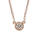 【スーパーDEAL 20%ポイント還元】 ネックレス レディース 一粒ダイヤネックレス K10WG K10PG K10YG ペンダント プチネックレス ピンクゴールドK10 おすすめ ギフト プレゼント 受注製作