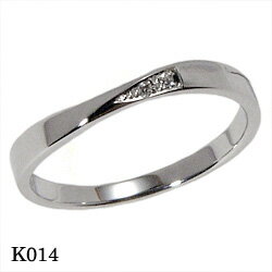 【割引クーポンが使える】 結婚指輪 プラチナ900 ダイヤモンド マリッジリング エトワ K014 【ポイント2倍 刻印無料 送料無料】