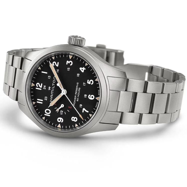 【ハミルトン公認】【即日発送】【選べる5年延長保証】【36回無金利ローンOK】ハミルトン HAMILTON カーキ フィールド メカ パワーリザーブ 手巻 40mm SSブレス 80時間PR H-23搭載 KHAKI FIELD MECHA POWER RESERVE 正規輸入品 H69509130