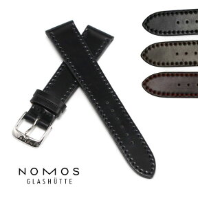 ノモス　NOMOS　純正コードバンベルト　純正尾錠つき　17mm 18mm 19mm 20mm 正規輸入品