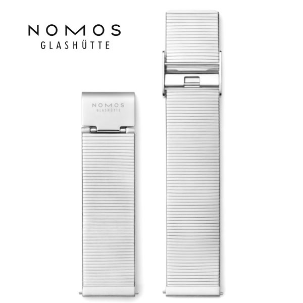 ノモス　NOMOS　純正メタルブレスレット　17mm 18mm 19mmm 20mm　正規輸入品