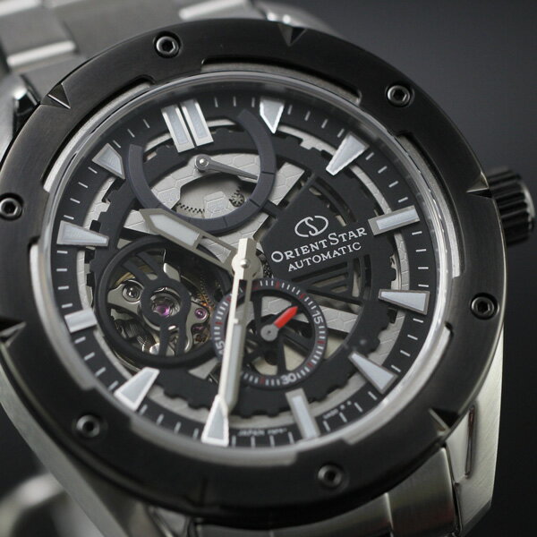 【正規品】【あす楽】【選べる5年延長保証】【36回無金利ローンOK】オリエントスター ORIENTSTAR アバンギャルド スケルトン 41mm ブラックAVANT-GARDE SKELETON RK-AV0A01B