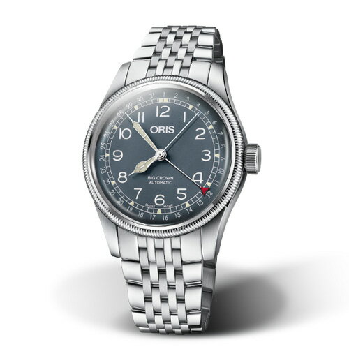 【あす楽】【オリス正規販売店】【選べる5年延長保証】【36回無金利ローンOK】ORIS ビッグクラウン ポインターデイト ブルーグレー 40mm SSブレス BIG CROWN POINTER DATE 正規輸入品 75477414065 【あす楽】【オリス正規販売店】【選べる5年延長保証】【36回無金利ローンOK】ORIS ビッグクラウン ポインターデイト ブルーグレー 40mm SSブレス BIG CROWN POINTER DATE 正規輸入品 75477414065