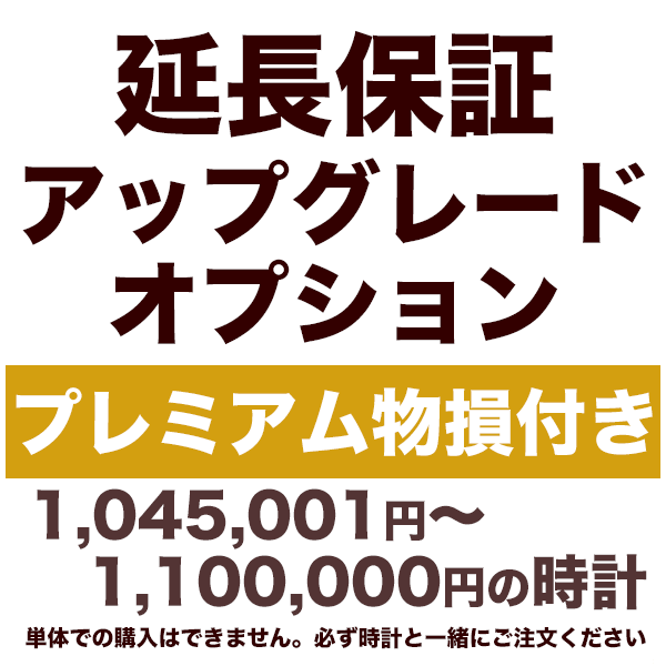 5年延長保証 アップグレードオプション【プレミアム物損付き】1,045,001円〜1,100,000円の時計用