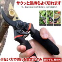 【 軽い力でスパッと切れる 】 剪定ばさみ ハサミ 枝切りバサミ 剪定はさみ 錆びにくい フッ素コーティング 握りやすい 剪定バサミ 剪定鋏 せんていばさみ 枝...
