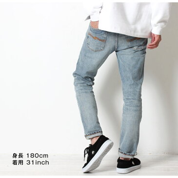 【国内正規取扱店】【送料無料】Safari Leon SENSE掲載ブランド ヌーディージーンズ Tilted Tor Heavy Broken Denim Nudie jeans [Lot/48161-1134] メンズ ヌーディー ジーンズ Nudiejeans ストレッチ デニム オレンジ スリム 【コンビニ受取対応商品】