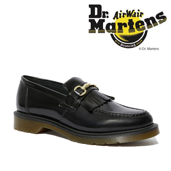 【国内正規販売店】DR.MARTENS ドクターマーチン ADRIAN SNAFFLE スナッフル ローファー [Lot/25024001] 靴 ブラック 学生 定番 ロック ユニセックス ヴィンテージ お揃い レディース 大人 頑丈 人気プレゼント ギフト 贈り物