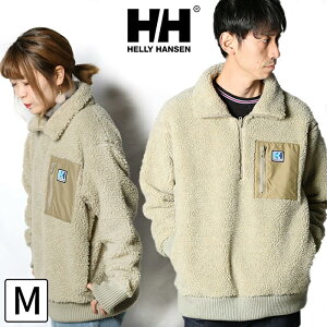 HELLY HANSEN ヘリーハンセン ボア ハーフジップ プルオーバー ファイバーパイルサーモ [Lot/HOE51956] メンズ レディ―ス アウター ジャケット 冬 プルオーバー モコモコ 保温 防寒 ジップアップ スタンド リンクコーデ アウトドア