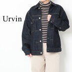 URVIN アービン 2nd型デニムジャケット [Lot/UJ131102] レディース 日本製 セルヴィッチデニム ジャケット クラシカル アウター ワンウォッシュ