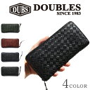 DOUBLES ダブルス レザー メッシュ ラウンドジップウォレット WLO-7642 財布 長財布 ロングウォレット ウォレット 本革 革 牛革 レザー メンズ 男性 大人 ビジネス ブランド シンプル 丈夫 頑丈 父の日 プレゼント ギフト バレンタイン