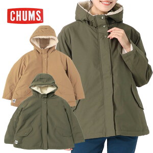 CHUMS チャムス A-Line Boa Jacket エーラインボアジャケット [Lot/CH18-1177] マウンテンパーカ アウター Aライン レディース ボア 保温性 秋 冬 女性 キャンプ アウトドア