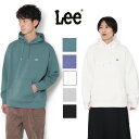 【10％OFF】 LEE リー HOODIE プルパーカー [Lot/LT4169] メンズ レディース ユニセックス パーカー トップスダンボール ニット ミニロゴ刺繍 ビッグシルエット キレイめ カジュアル シンプル 春 秋 冬 お揃い プレゼント ギフト