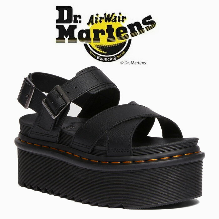 【国内正規販売店】 DR.MARTENS ドクターマーチン VOSS II QUAD サンダル [Lot/30717001] 厚底サンダル 靴 ブラック マーチン レディース ヴィンテージ ロック 春 夏 ブラック 人気 アメカジ プレゼント ギフト プレゼント ギフト