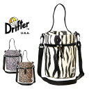 Drifter ドリフター ショルダーバッグ バニティーバッグ DFV1900 バッグ 筒型 レディース レオパード ゼブラ 2way ハンドバッグ 鞄 カバン...