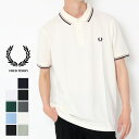 FREDPERRY フレッドペリー ポロシャツ メンズ ポロ 半袖 ブランド 春夏 おしゃれ 白 ビ ...