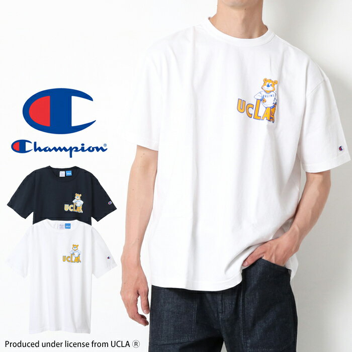 【10倍】【20％OFF】チャンピオン Champion 半袖 マスコットベア プリントTシャツ T1011 丸首 tシャツ ティーテンイレブン メイド イン USA 丸胴 C5-X301 クルーネック メンズ 綿100％ 春 夏 アメカジ ブランド ヘビーウェイト 父の日 ギフト プレゼント