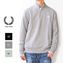 フレッドペリー 【10倍】FREDPERRY フレッドペリー ハーフジップ スウェットシャツ HALF ZIP SWEATSHIRT M3574 スポーツ トレーナー ブラック グレー スエット 長袖 Fred Perry フレッド ペリー メンズ ギフト プレゼント プレゼント ギフト