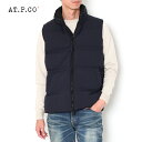 AT.P.CO アティピコ ダウンベスト AU07005 アトピコ メンズ ダウン ベスト アウター 厚手 フェザー 保温 男性 大人 カジュアル ブランド シ...