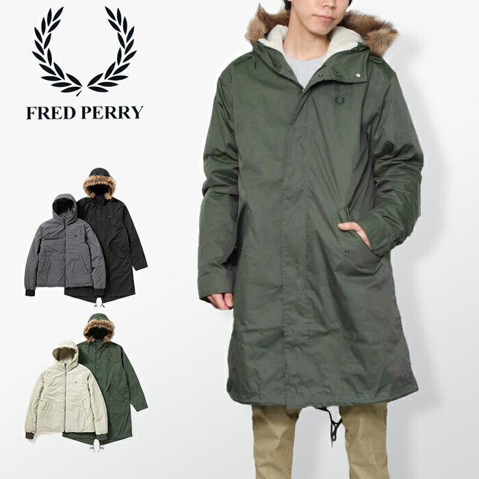 フレッドペリー ジャケット メンズ FRED PERRY フレッドペリー ジップイン ライナー フィッシュテール パーカー J6504 モッズコート モッズパーカー 正規品 長袖 人気 メンズ ブランド インナージャケット セット アウター ビンテージライク プレゼント ギフト