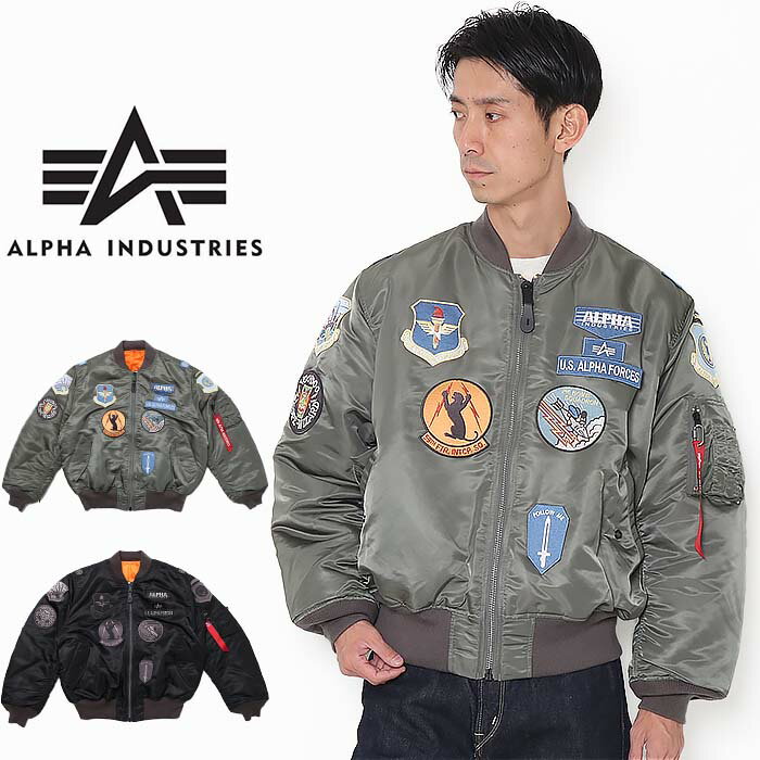 ALPHA INDUSTRIES アルファインダストリーズ　 ma-1 ワッペン ALPHA INDUSTRIES アルファインダストリーズma-1 ワッペン