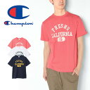 Champion チャンピオン ショートスリーブ Tシャツ short sleeve t-shirt basic ベーシック C3-Z350 定番 半袖 カットソー シャツ インナー 夏 ロゴ カレッジ 文字