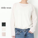 dolly-sean ドリーシーン ストレッチジョーゼット プルオーバーシャツ レディース キレイめ カットソー シャツ ブラウス レイヤード 透け感 シースルー オフィス 体型カバー 長袖 黒 白 bl インナー 上質 シンプル とろみ 日本製 おしゃれ ブランド 春夏 M-8408