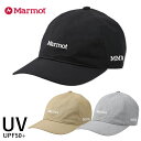 Marmot マーモット 6パネルキャップ TSSUE403 キャップ 帽子 メンズ レディース UVカット アウトドア ブランド 日よけ帽子 ユニセックス ブラック ベージュ グレー 紫外線対策 夏 キャンプ 丈夫 吸汗速乾