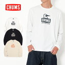 チャムス ブービーフェイスブラッシュド ロングスリーブ Tシャツ CH01-2303 M-XL ブラック/ホワイト/グレージュ メンズ カットソー クルーネック...